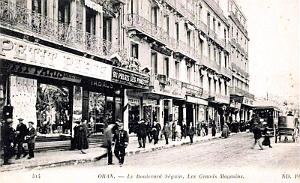ORAN - BOULEVARD SEGUIN - GRANDS MAGASINS